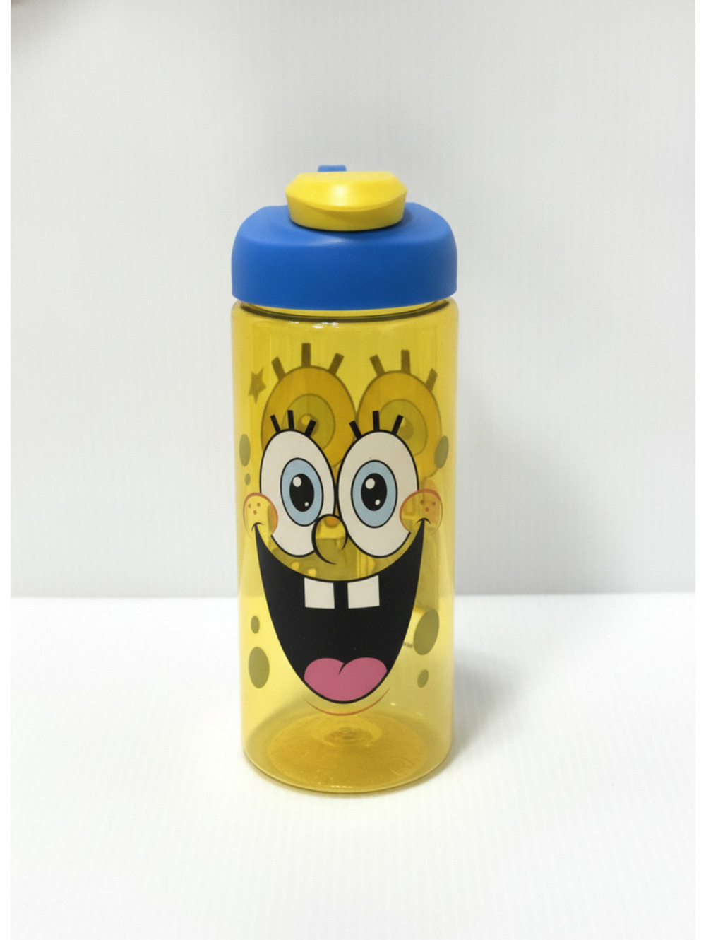 SpongeBob SquarePants Kids Water Bottle Zak Designs Flip Spout 16.5 oz Cup New